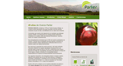 Desktop Screenshot of parlier.cl